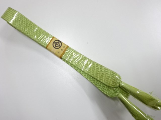 JAPANESE KIMONO / ANTIQUE HAND-TIED OBIJIME CORD / SILK
